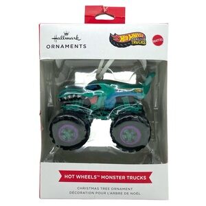 Hallmark Hot Wheels Monster Trucks Mega Wrex Mattel Christmas Ornament New 2025